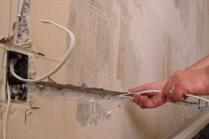 Замена электропроводки в частном доме из глины Схема замены проводки в квартире